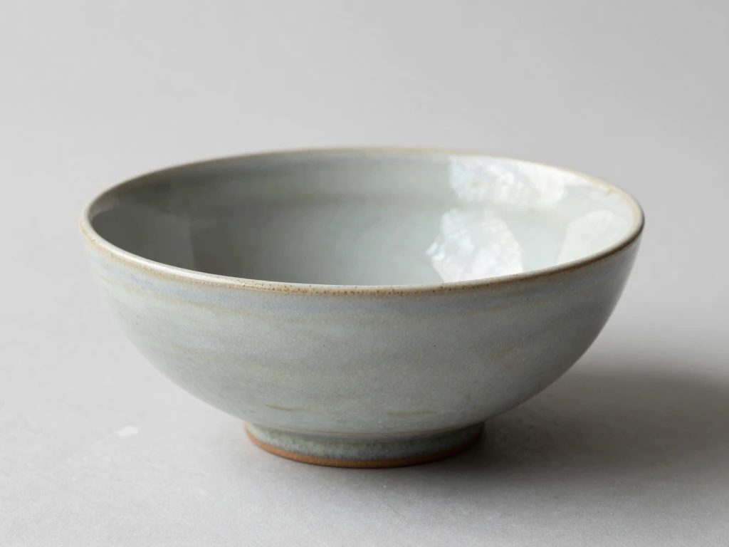 Glaxyronoimlox ceramic centerpiece bowl with matte glaze